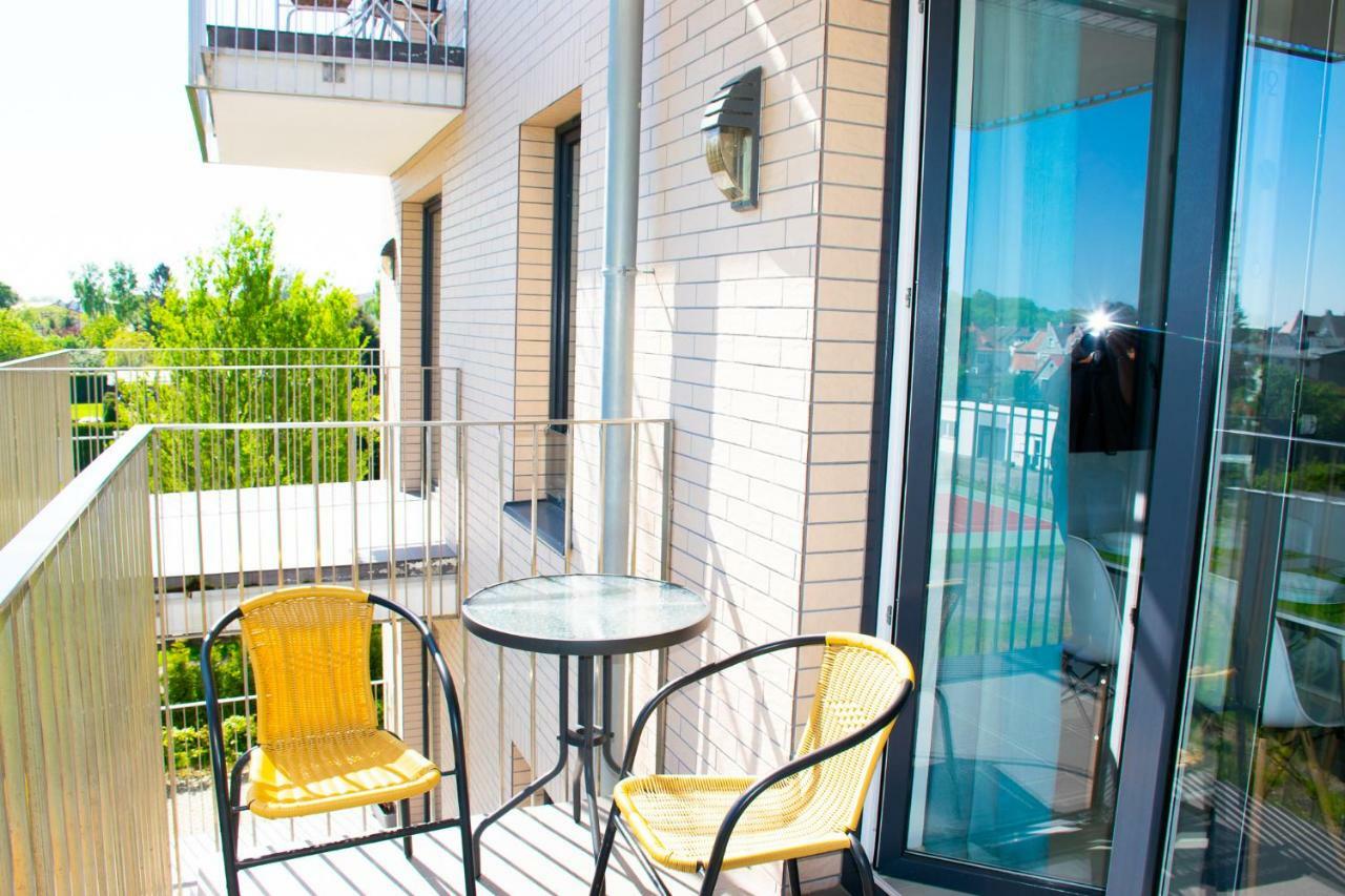 Grey & White Pogodne Apartman Kołobrzeg Kültér fotó